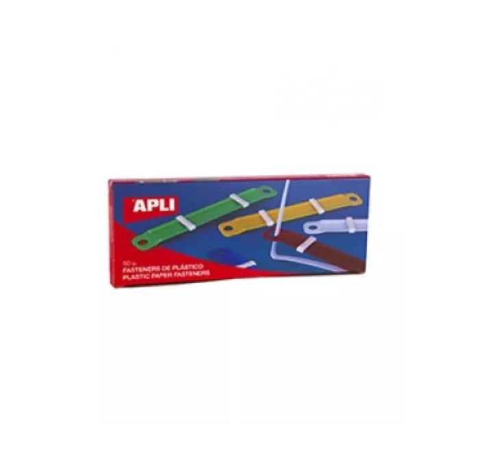 FASTENERS PLASTICO COLORES SURTIDOS C.50 APLI 14909
