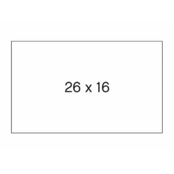 ETIQUETAS PACK 6 R. 1000 ETQ 26X16 R. BLCO. REMO. APLI 100919