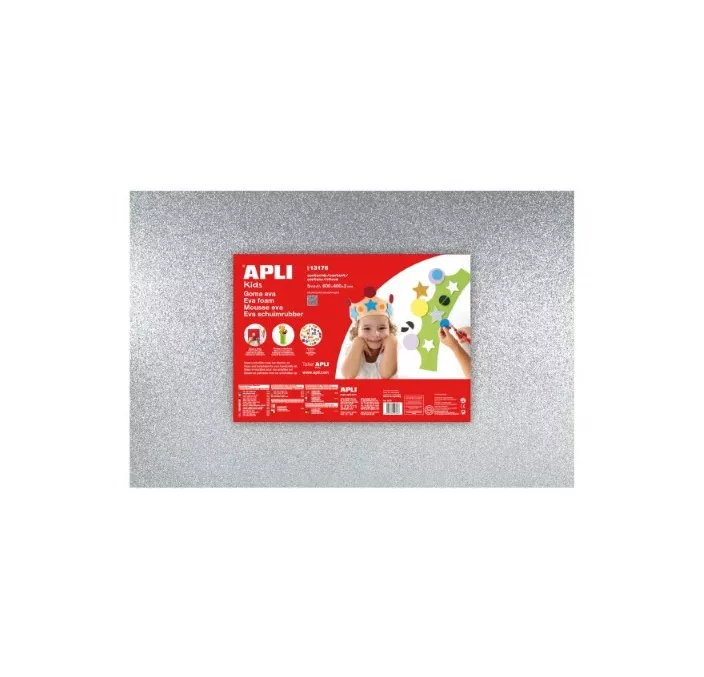 GOMA EVA PLATA PURPURINA 40X60 ESPESOR 2MM APLI 13176 13181