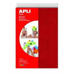 GOMA EVA A4 SURTIDO TOALLA ESPESOR 2MM 4U. APLI 13177