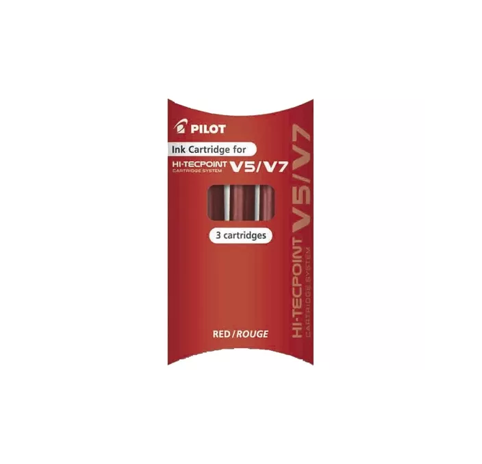 RECAMBIO V5 ROJO 3U. PILOT BXS-IC-R-S3