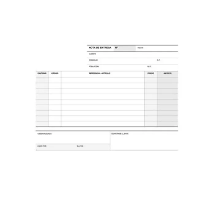 TALONARIO ENTREGA 4º APAISADO DUPLICADO A-49 APLI 12692