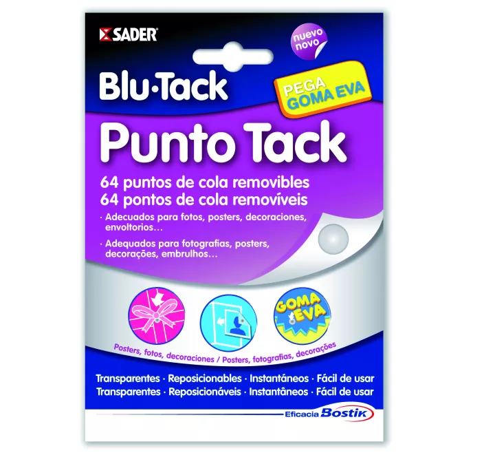 ADHESIVO TRANSPARENTE PUNTO TACK 64U BLU-TACK 1693 017639