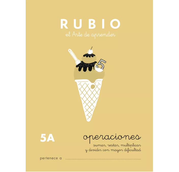 CUADERNO ESCOLAR PROBLEMAS Nº5A RUBIO 10959