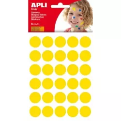 GOMET BOLSA CIRCULO GRANDE 20MM AMARILLO 6H APLI 13227