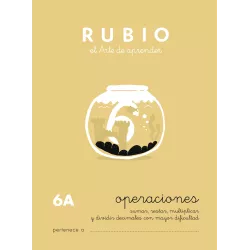 CUADERNO ESCOLAR OPERACIONES Nº6A RUBIO 10961