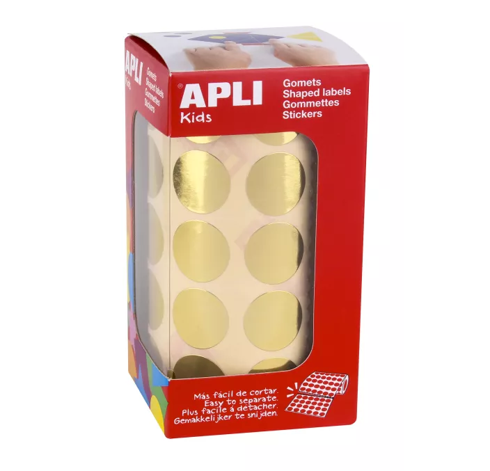 GOMET ROLLO CIRCULO GRANDE 20MM ORO APLI 11632