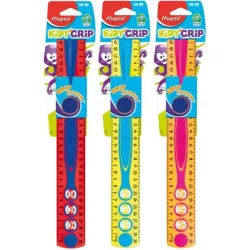 REGLA 30CM TRIPLE DECIMETRO KIDY´GRIP MAPED 278610