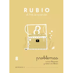 CUADERNO ESCOLAR PROBLEMAS Nº8 RUBIO 10963