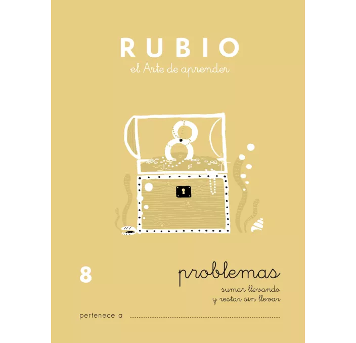 CUADERNO ESCOLAR PROBLEMAS Nº8 RUBIO 10963