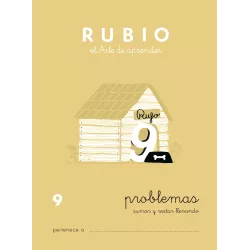CUADERNO ESCOLAR PROBLEMAS Nº9 RUBIO 10964