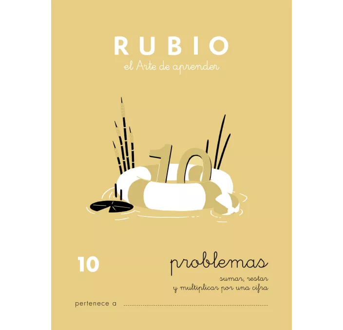CUADERNO ESCOLAR PROBLEMAS Nº10 RUBIO 10965