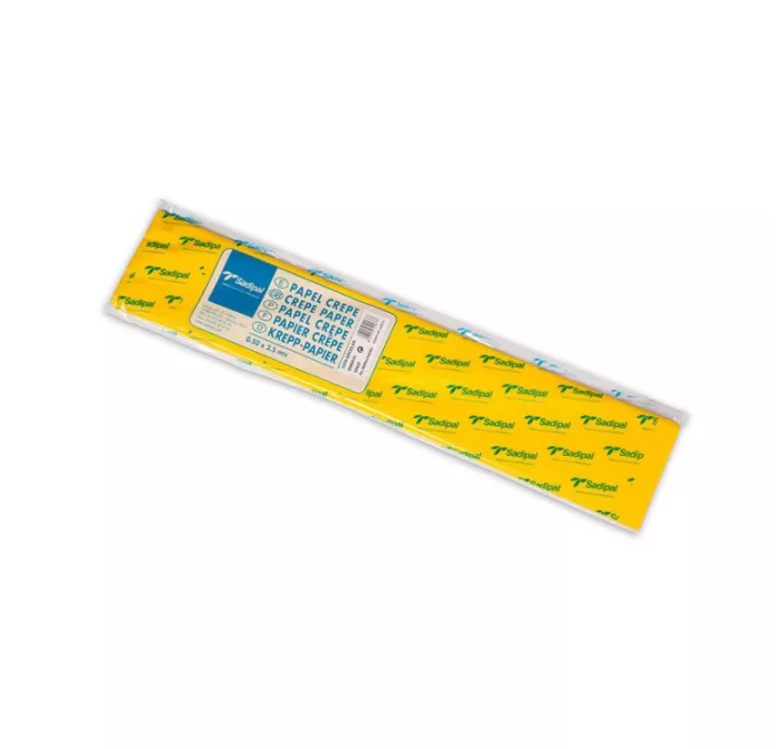 PAPEL CREPE PINOCHO 2,5MTSX0,5MTS AMARILLO CANARIO SADIPAL 12437 S1545003