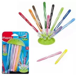 ROTULADOR ESCOLAR COLOR´PEPS JUNGLE 12U. MAPED 845445