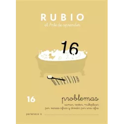CUADERNO ESCOLAR PROBLEMAS Nº16 RUBIO 10971