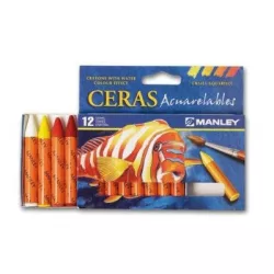 PINTURA CERA BLANDA ACUARELABLE MANLEY C.12 ALPINO MNQ00412