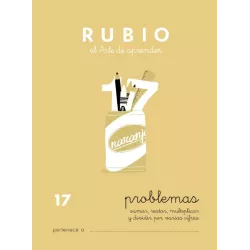 CUADERNO ESCOLAR PROBLEMAS Nº17 RUBIO 10972