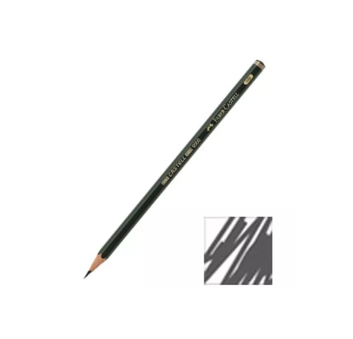 LAPICERO 6B GRAFITO CASTELL 9000 FABER CASTELL 119006