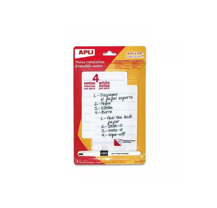 NOTA ROTULABLE 100X150MM QUITA & PON APLI 11041