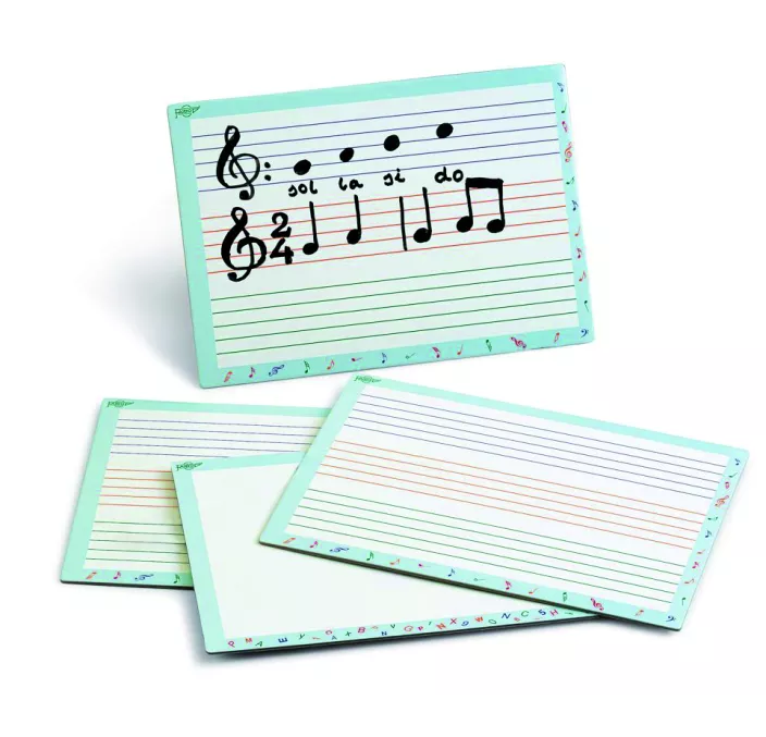 PIZARRA PENTAGRAMA DOBLE CARA FAIBO 800P