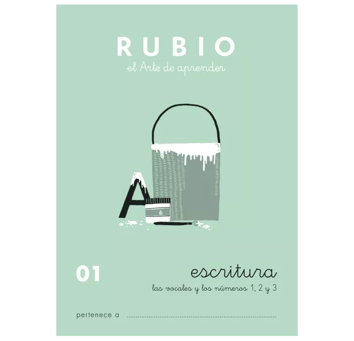 CUADERNO ESCOLAR ESCRITURA 01 RUBIO 10914