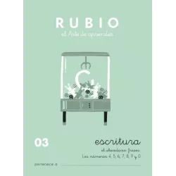 CUADERNO ESCOLAR ESCRITURA 03 RUBIO 10916