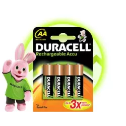 PILA ALCALINA RECARGABLE AA HR06 4U. DURACELL