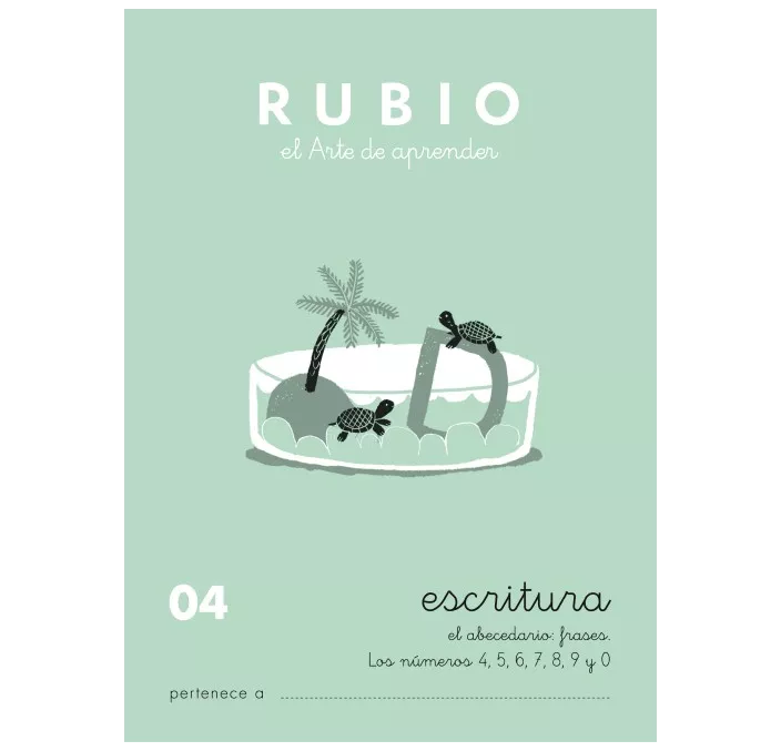 CUADERNO ESCOLAR ESCRITURA 04 RUBIO 10917