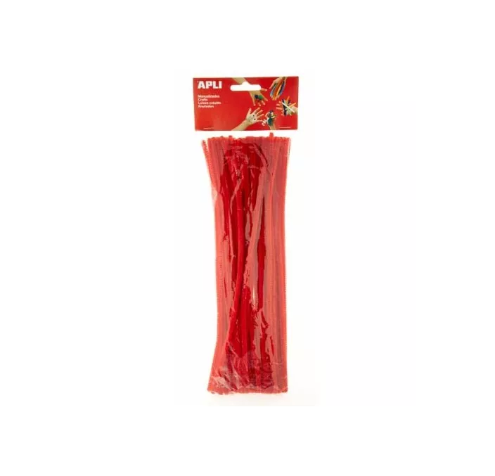 CHENILLA ROJO 50U. APLI 13274