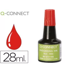 TINTA SELLAR 28ML APLICADOR FRASCO ROJO Q-CONNECT KF25108 52392