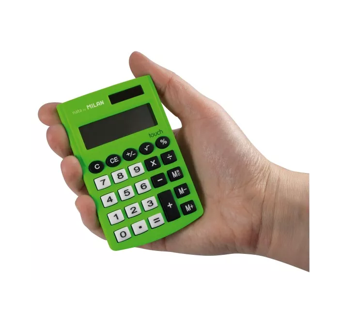CALCULADORA 8 DIG POCKET TOUCH MILAN 159912 048831