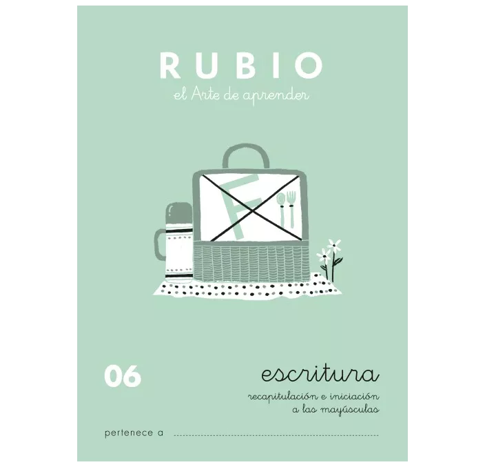 CUADERNO ESCOLAR ESCRITURA 06 RUBIO 10919