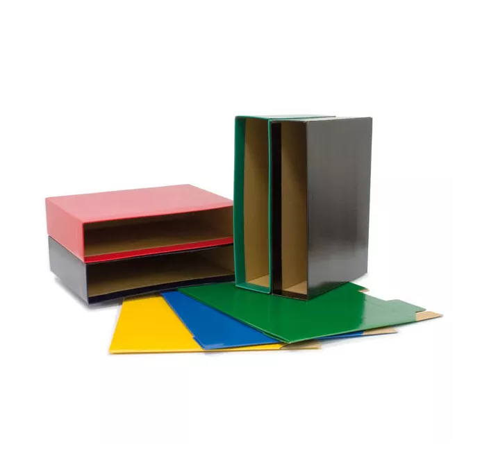 CAJETIN ARCHIVADOR PALANCA Fº 65MM VERDE GRAFOPLAS 717385