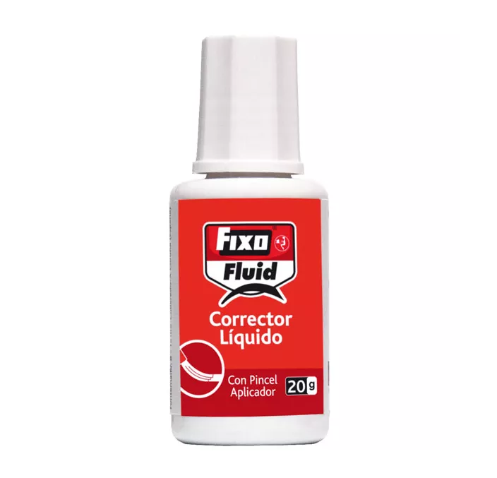 CORRECTOR LIQUIDO PINCEL 20ML FLUID FIXO 30300