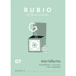 CUADERNO ESCOLAR ESCRITURA 07 RUBIO 10920