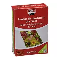 BOLSA PLASTIFICA. 62MMX91MM 125 MICRAS C.100 GRAFO. 01021700