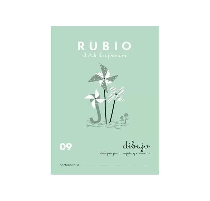 CUADERNO ESCOLAR ESCRITURA-DIBUJO 09 RUBIO 10922