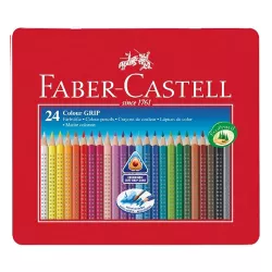PINTURA ACUARELABLE ECOLAPICES TRIANGULAR 24U. FABER CASTELL 112423