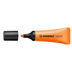 MARCADOR FLUORESCENTE NARANJA NEON STABILO 72/54