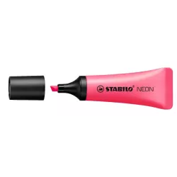 MARCADOR FLUORESCENTE ROSA NEON STABILO 72/56
