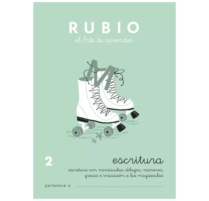 CUADERNO ESCOLAR ESCRITURA 2 RUBIO 10925