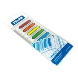 NOTA ADHESIVA MARCAPAGINA NEON 8 COLORES MILAN 419608