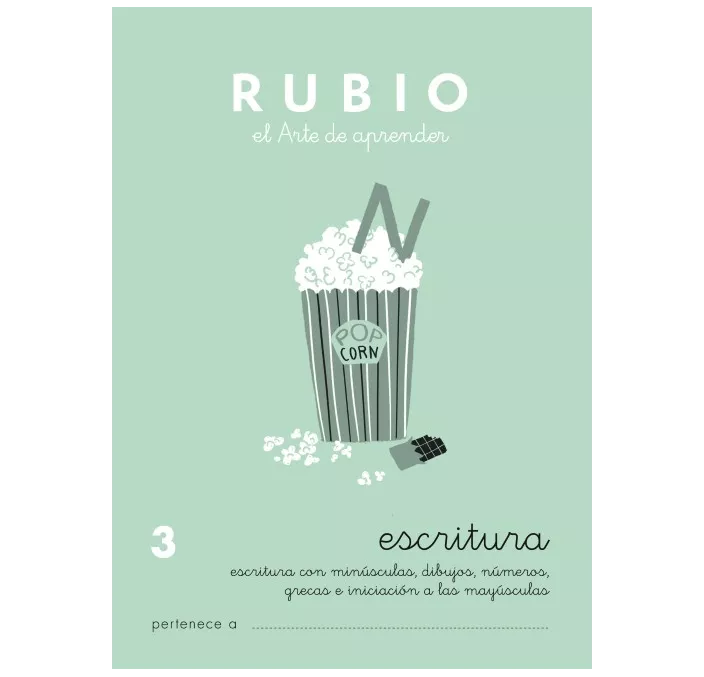 CUADERNO ESCOLAR ESCRITURA 3 RUBIO 10926