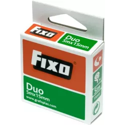 CINTA ADHESIVA DOBLE CARA 5M X 15MM INVISIBLE DUO GRAFOPLAS 75600300