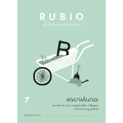 CUADERNO ESCOLAR ESCRITURA 7 RUBIO 10930