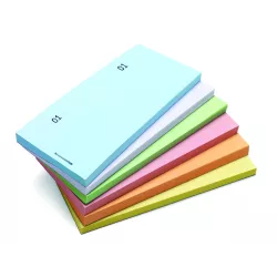 TALONARIO MOSTRADOR 50X110 MM TL08 CELESTE CON MATRIZ LIDERPAPEL 21850