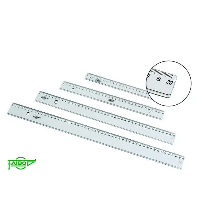 REGLA 60CM TRANSPARENTE FUNDA FAIBO 21160