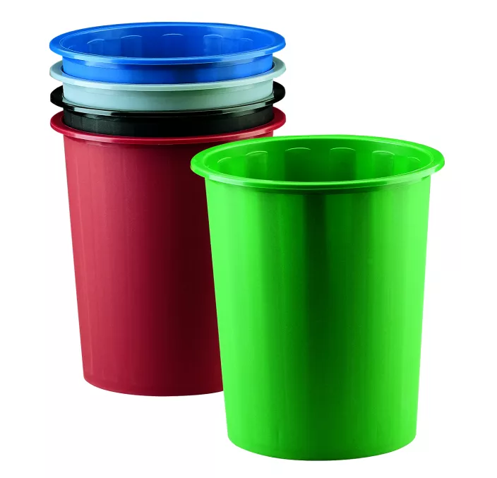 PAPELERA PLASTICO 305 GRIS 14 L FAIBO 305-08