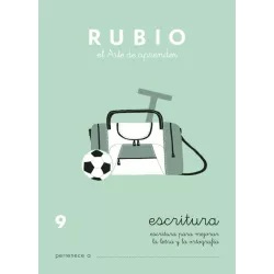 CUADERNO ESCOLAR ESCRITURA 9 RUBIO 10932