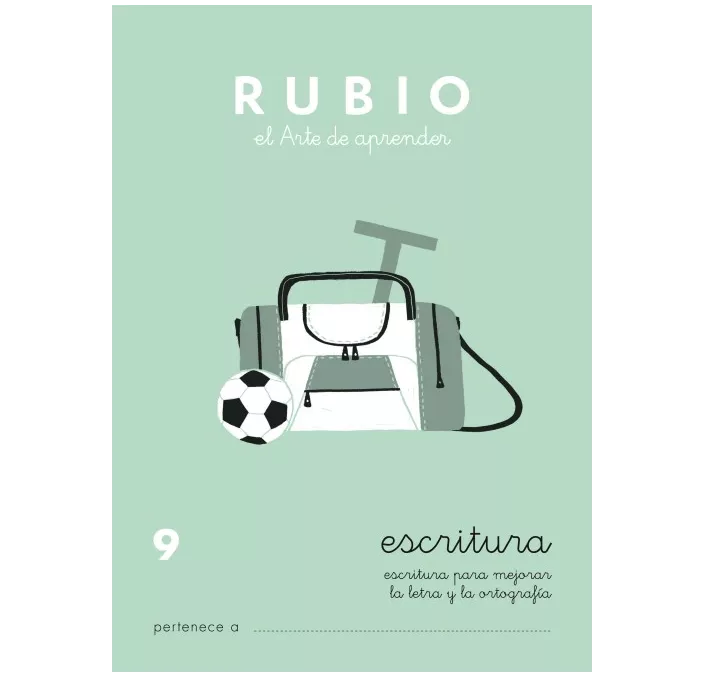 CUADERNO ESCOLAR ESCRITURA 9 RUBIO 10932
